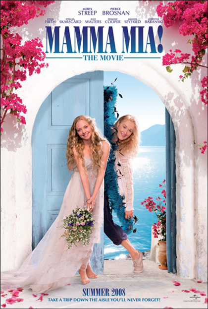 Meryl Streep and Amanda Seyfried in a Mamma Mia! movie poster