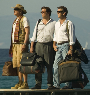 Stellan Skarsgaard, Colin Firth and Pierce Brosnan