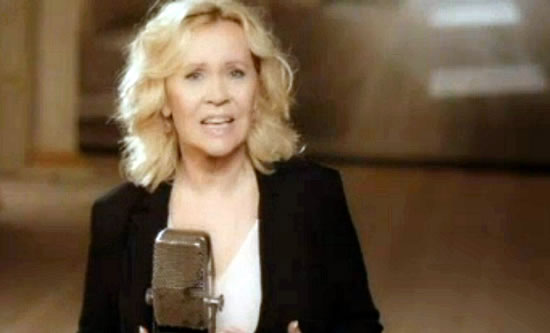 Agnetha appearing in the video for her single 'When You Really Loved Someone'